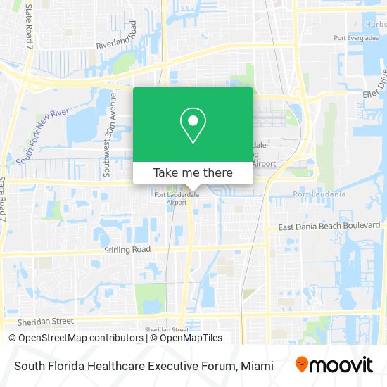 South Florida Healthcare Executive Forum map