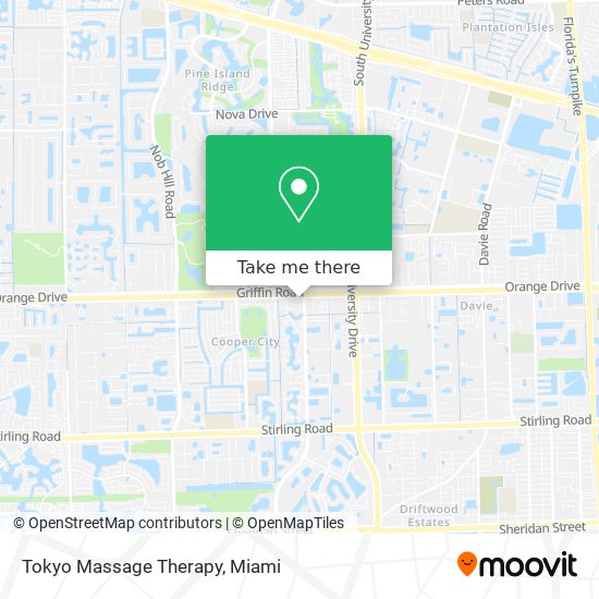 Mapa de Tokyo Massage Therapy