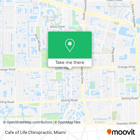 Mapa de Cafe of Life Chiropractic