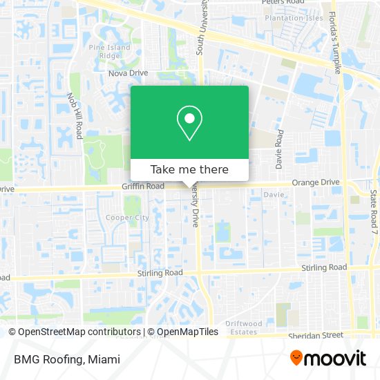 Mapa de BMG Roofing