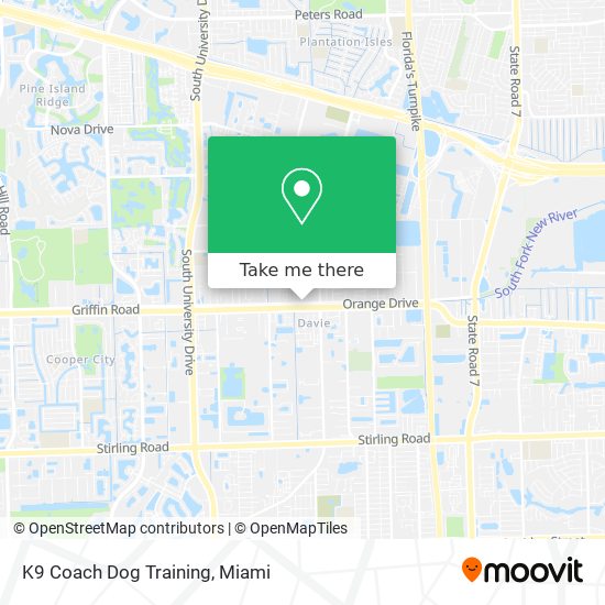 K9 Coach Dog Training map