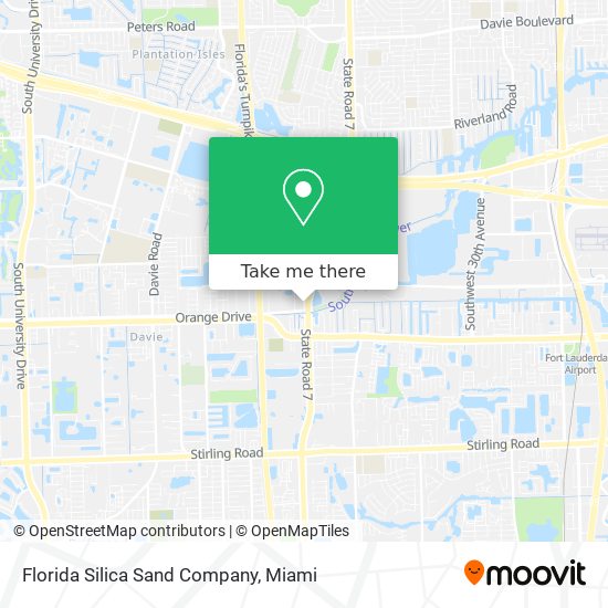 Mapa de Florida Silica Sand Company