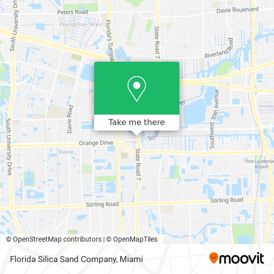 Florida Silica Sand Company map