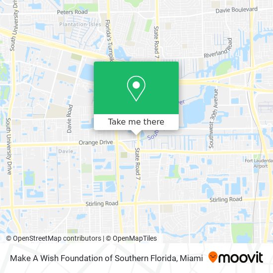 Mapa de Make A Wish Foundation of Southern Florida