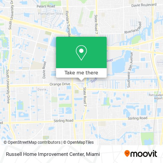 Mapa de Russell Home Improvement Center
