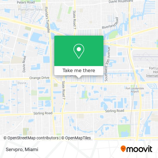 Servpro map