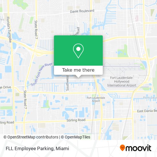 Mapa de FLL Employee Parking