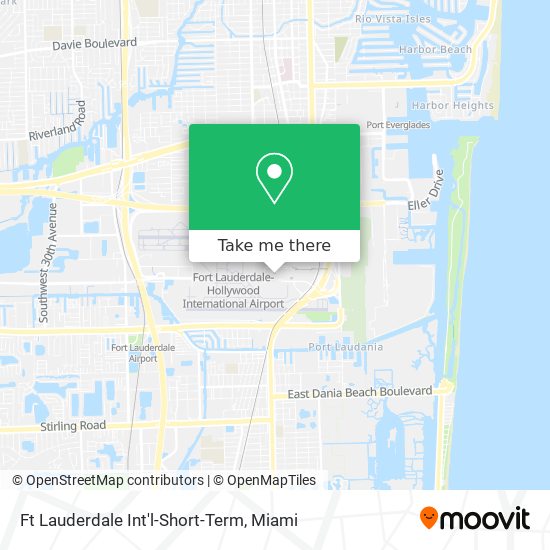 Ft Lauderdale Int'l-Short-Term map