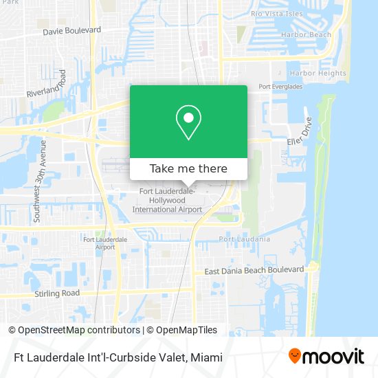 Mapa de Ft Lauderdale Int'l-Curbside Valet