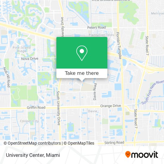Mapa de University Center
