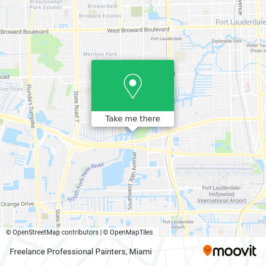 Freelance Professional Painters map