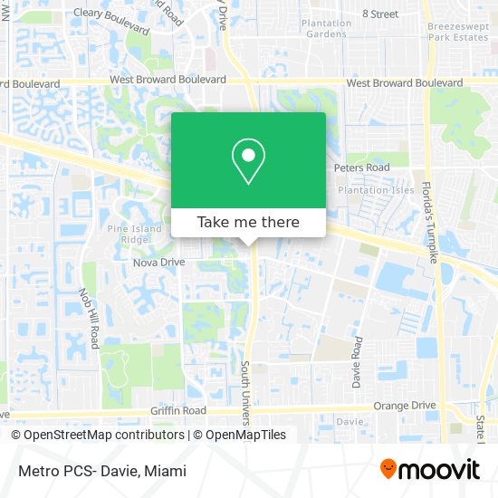 Metro PCS- Davie map