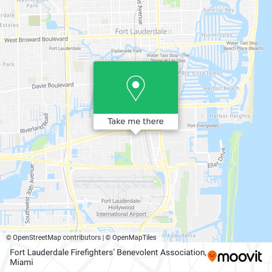 Fort Lauderdale Firefighters' Benevolent Association map