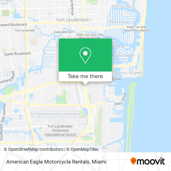 Mapa de American Eagle Motorcycle Rentals