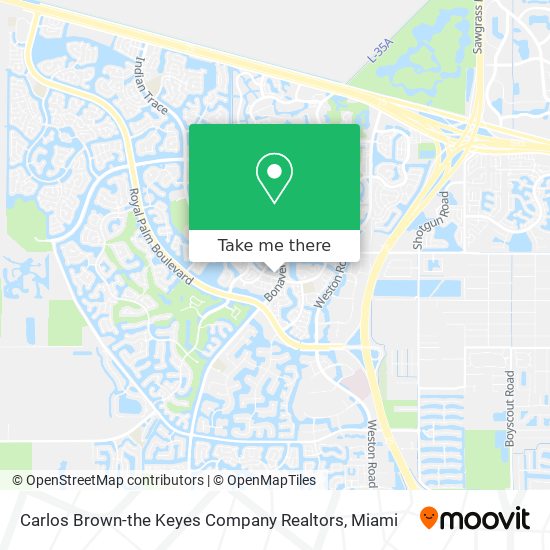 Carlos Brown-the Keyes Company Realtors map