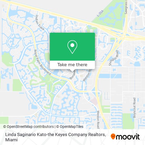 Linda Saginario Kato-the Keyes Company Realtors map