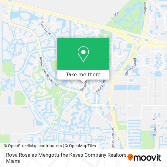 Mapa de Rosa Rosales Mengotti-the Keyes Company Realtors