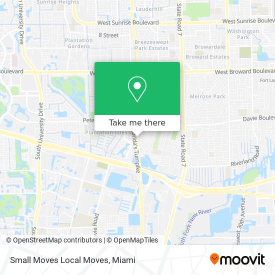 Small Moves Local Moves map