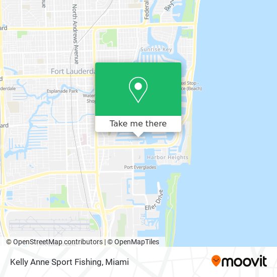 Kelly Anne Sport Fishing map