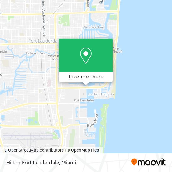 Mapa de Hilton-Fort Lauderdale