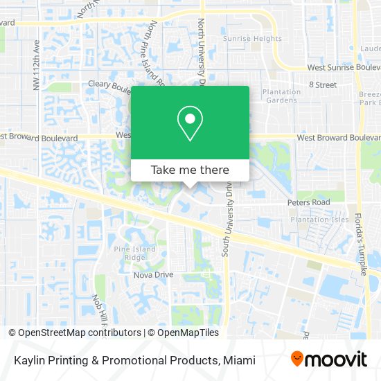 Kaylin Printing & Promotional Products map