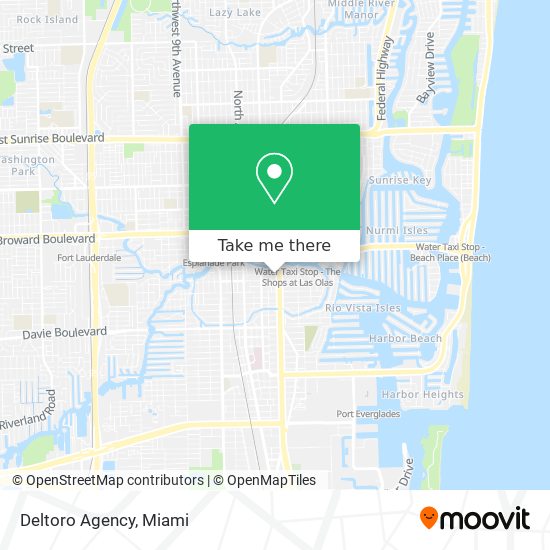 Deltoro Agency map