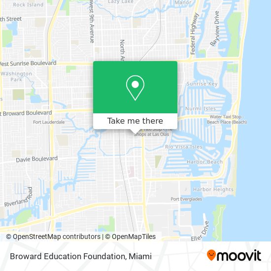 Broward Education Foundation map