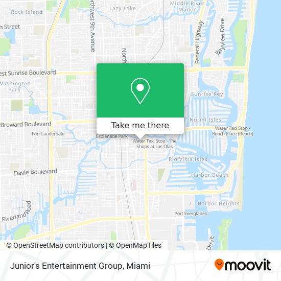 Junior's Entertainment Group map