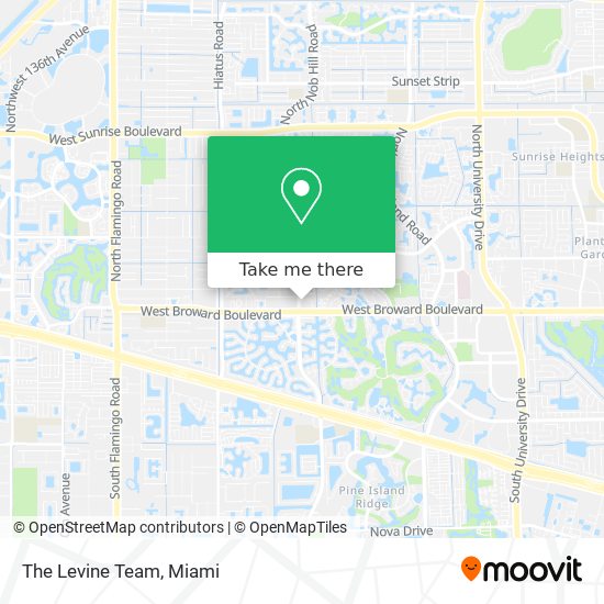 The Levine Team map