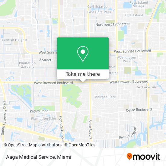 Aaga Medical Service map