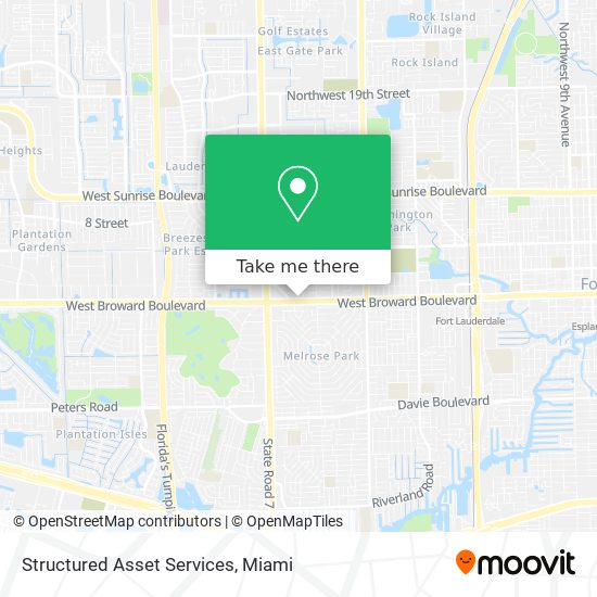 Structured Asset Services map