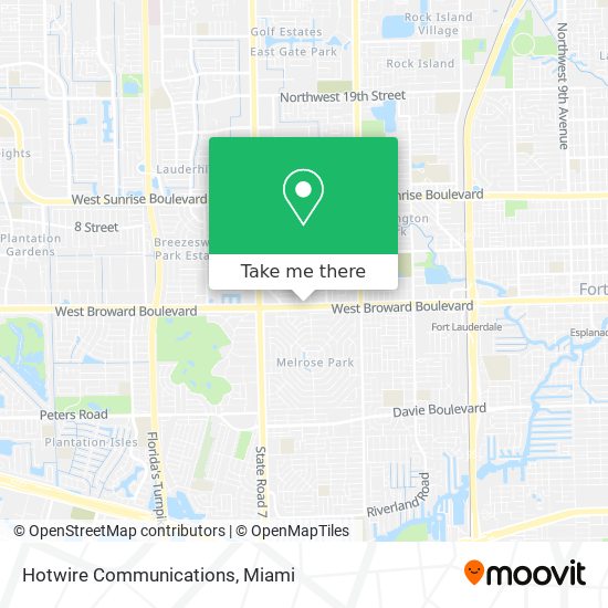 Hotwire Communications map