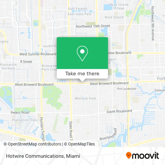 Hotwire Communications map