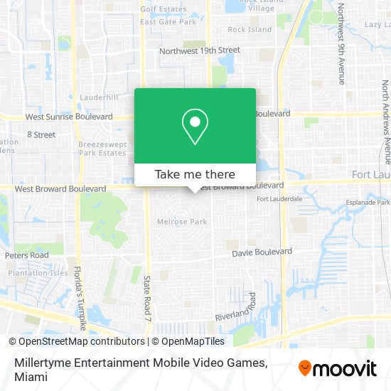 Millertyme Entertainment Mobile Video Games map