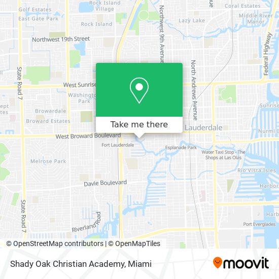 Shady Oak Christian Academy map