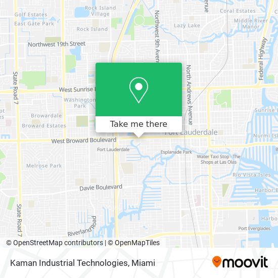 Kaman Industrial Technologies map