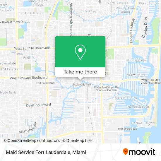 Mapa de Maid Service Fort Lauderdale