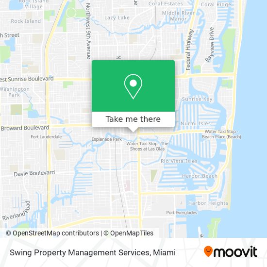 Swing Property Management Services map