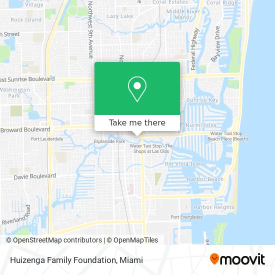 Huizenga Family Foundation map