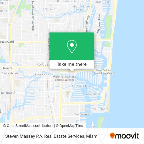 Steven Massey P.A. Real Estate Services map