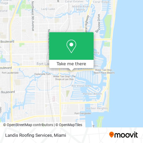 Mapa de Landis Roofing Services