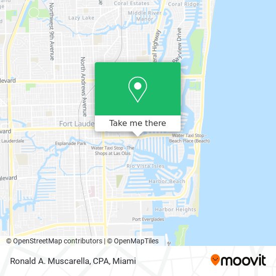 Mapa de Ronald A. Muscarella, CPA