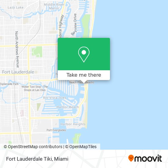 Mapa de Fort Lauderdale Tiki