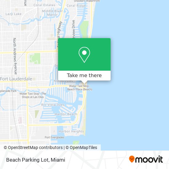 Mapa de Beach Parking Lot