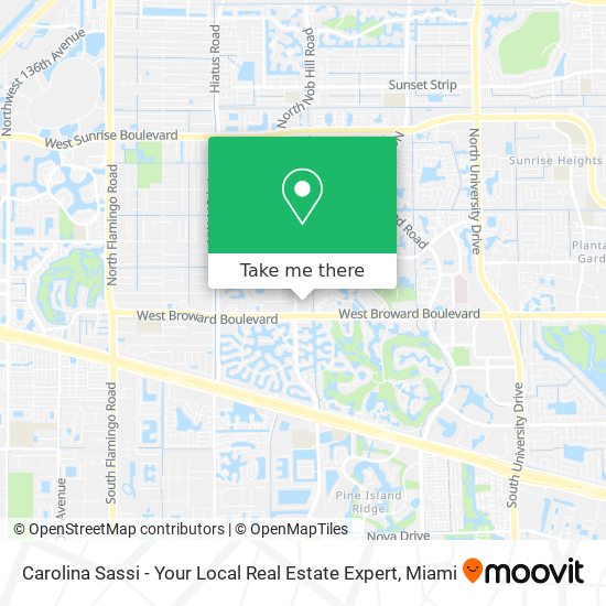 Carolina Sassi - Your Local Real Estate Expert map