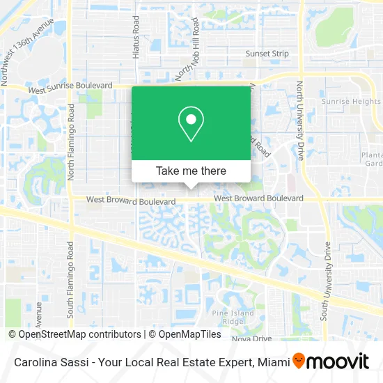 Carolina Sassi - Your Local Real Estate Expert map