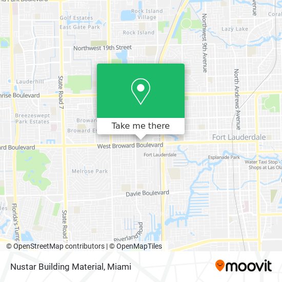 Nustar Building Material map