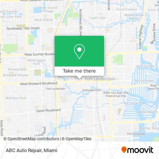 Mapa de ABC Auto Repair