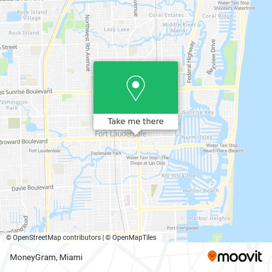 MoneyGram map