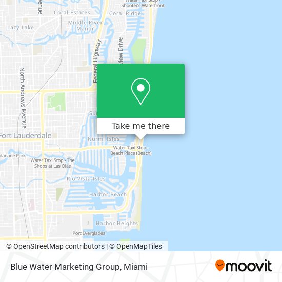 Mapa de Blue Water Marketing Group